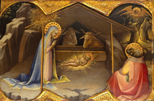 Main Product Photo of The Nativity  Painting by Lorenzo Monaco