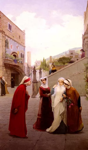 Margarite and Duncan by Lorenzo Valles Oil Painting