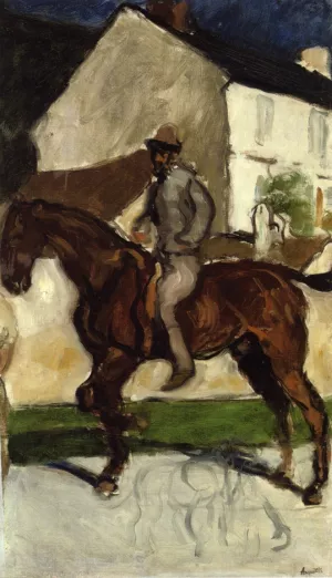 Equestrian Self Portrait by Louis Anquetin - Oil Painting Reproduction