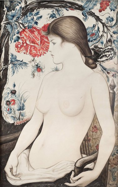 Main Product Photo of Juliette Vary Painting by Louis Anquetin