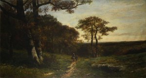 Les grands bois de Fenioux by Louis-Auguste Auguin Oil Painting