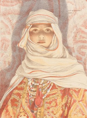 Femme du Riff by Louis Auguste Girardot Oil Painting