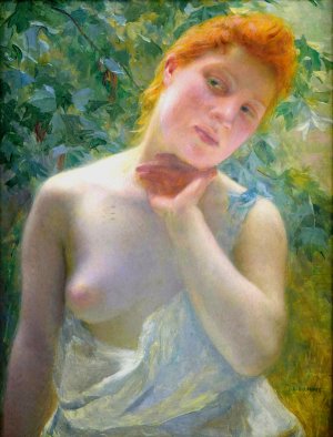 L'ete by Louis Auguste Girardot Oil Painting