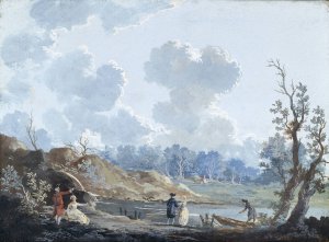 La Petite Cascade Oil painting by Louis Belanger