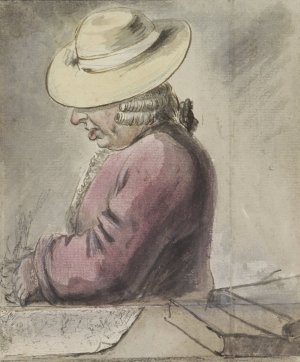 Portret van Johann Goll van Franckenstein, met hoed, naar links by Louis Bernard Coclers Oil Painting