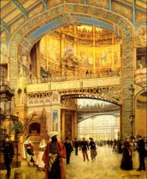 Unknown Oil painting by Louis Beroud