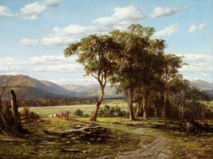 At Lilydale by Louis Buvelot Oil Painting