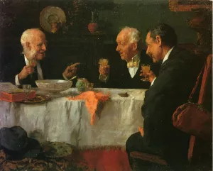 Gentlemen The Toast by Louis C. Moeller - Oil Painting Reproduction