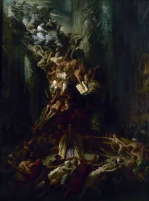 La Ronde du Sabbat by Louis Candide Boulanger Oil Painting