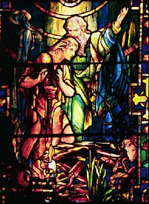 Abraham and Isaac Oil painting by Louis Comfort Tiffany