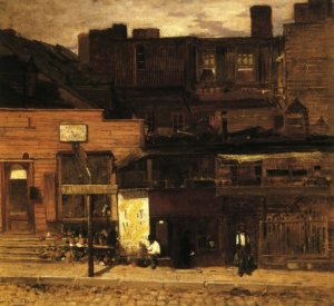 Duane Street, New York by Louis Comfort Tiffany Oil Painting