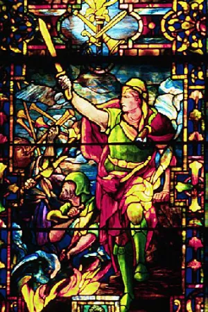 Gideon's Rout of the Midianites painting by Louis Comfort Tiffany