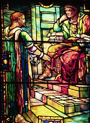 Paul Before Agrippa by Louis Comfort Tiffany - Oil Painting Reproduction