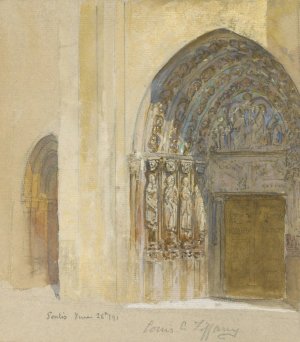 Senlis, June 26th 91 by Louis Comfort Tiffany Oil Painting