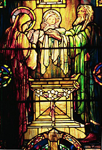 Main Product Photo of The Dedication in the Temple Painting by Louis Comfort Tiffany