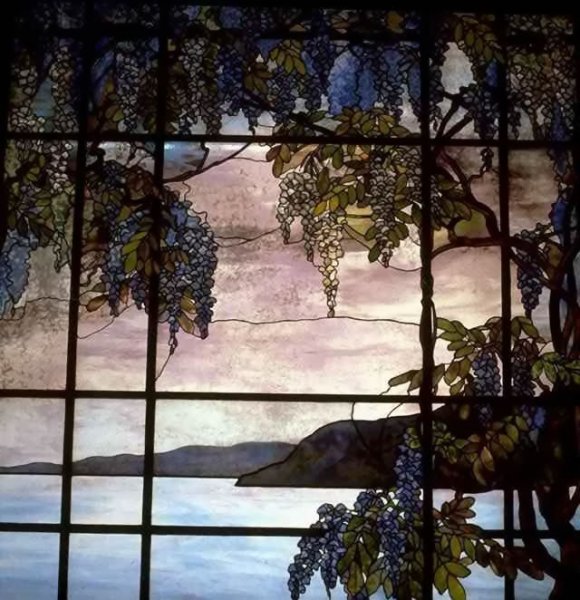Main Product Photo of View of Oyster Bay Painting by Louis Comfort Tiffany