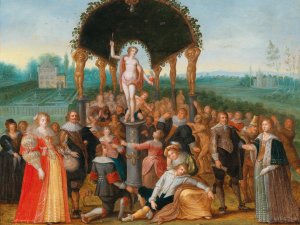 An Allegory of Venus Verticordia by Louis De Caullery Oil Painting