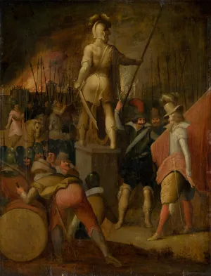 Military Camp by Louis De Caullery Oil Painting