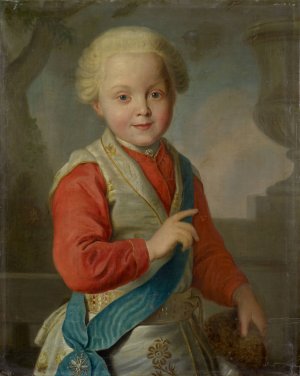 Portrait of a Prince by Louis De Silvestre The Younger Oil Painting