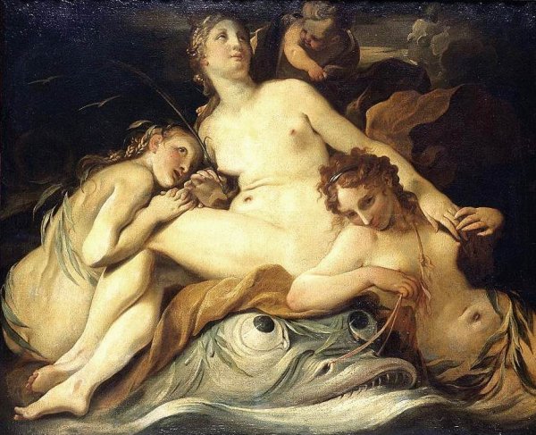 Galatea by Louis Dorigny - Hand-Painted Oil Painting Reproduction
