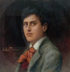Portrait de Rene Alexandre by Louis Edouard Fournier Oil Painting