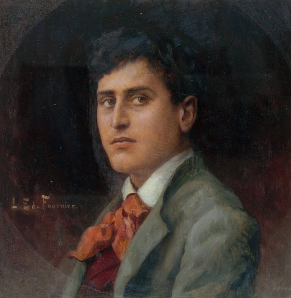 Portrait de Rene Alexandre  by Louis Edouard Fournier - Hand-Painted Oil Painting Reproduction