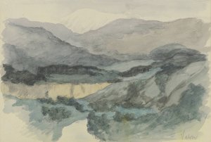 The Earth Pillars by the Schalderer Bach near Vahrn by Louis Eysen Oil Painting