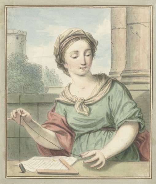 De Bouwkunst  by Louis Fabritius Dubourg - Hand-Painted Oil Painting Reproduction