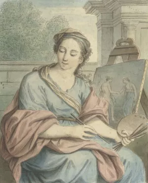 De Schilderkunst by Louis Fabritius Dubourg Oil Painting