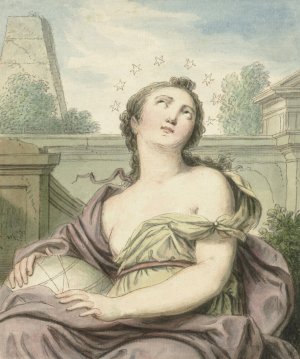 De Sterrenkunde by Louis Fabritius Dubourg Oil Painting