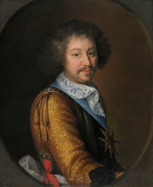 Francois d'Espinay, marquis de Saint-Luc by Louis Ferdinand Elle Le Vieux Oil Painting