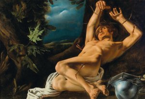 Saint Sebastian by Louis Finson Oil Painting