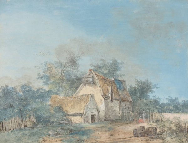 Main Product Photo of Landscape  Painting by Louis Gabriel Moreau