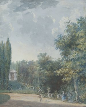 Park View by Louis Gabriel Moreau Oil Painting