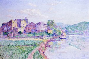 Remoulins, Pont du Gard by Louis Gaidan Oil Painting