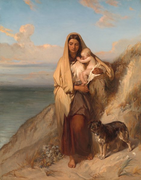 Main Product Photo of Abandoned  Painting by Louis Gallait