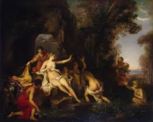 Diana and Actaeon by Louis Galloche - Oil Painting Reproduction