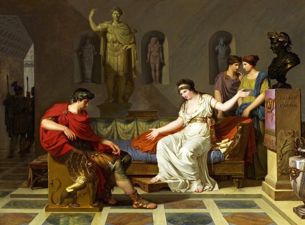 Main Product Photo of Cleopatra and Octavian Painting by Louis Gauffier