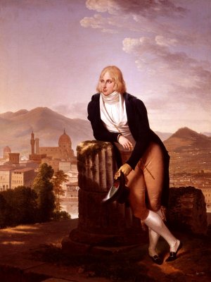Portrait of an Unknown Man by Louis Gauffier Oil Painting