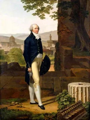 Portrait of Godfrey Webster (1719?1800) by Louis Gauffier Oil Painting