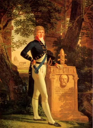 Portrait of Prince Augustus Frederick, Duke of Sussex (1773-1843) painting by Louis Gauffier