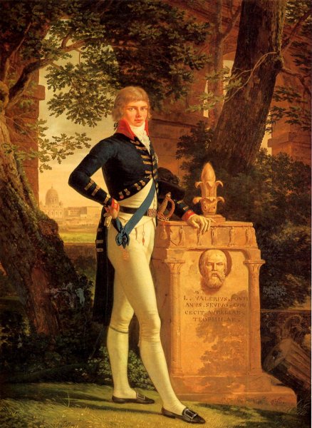 Portrait of Prince Augustus Frederick, Duke of Sussex (1773-1843) by Louis Gauffier - Hand-Painted Oil Painting Reproduction