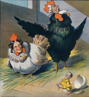 Hatched one at last by Louis Glackens Oil Painting