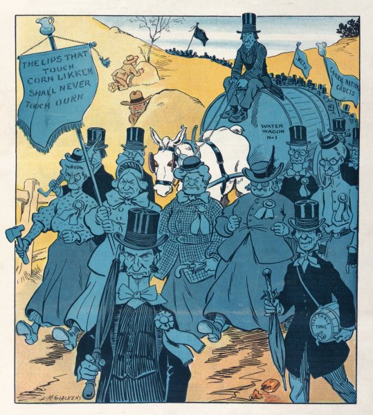 Main Product Photo of Marching through Georgia  Painting by Louis Glackens