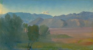 Vorgebirgslandschaft by Louis Gurlitt Oil Painting