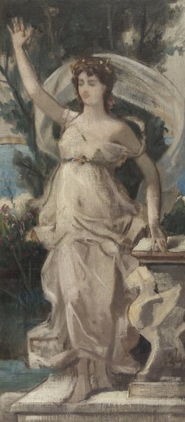 L'eloquence by Louis-Hector Leroux Oil Painting