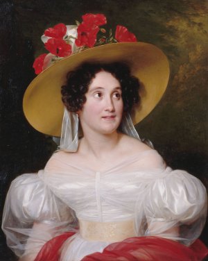 Portrait de madame Arachequesne by Louis Hersent Oil Painting