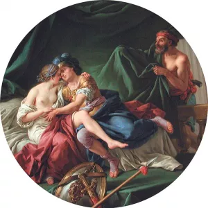 Aine by Louis-Jean-Francois Lagrenee - Oil Painting Reproduction