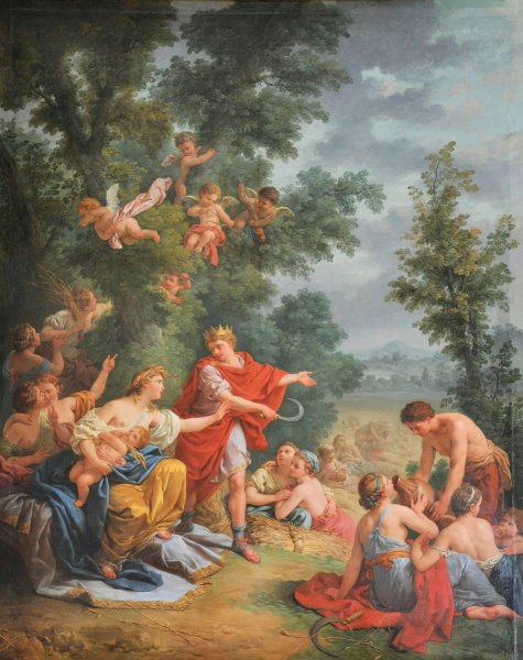 Main Product Photo of Ceres ou l'Agriculture  Painting by Louis-Jean-Francois Lagrenee