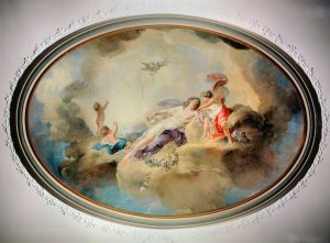 Le triomphe de Flore by Louis-Jean-Francois Lagrenee Oil Painting